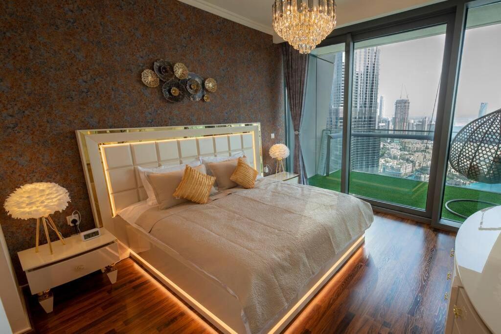 First Class 3Br With Full Burj Khalifa And Fountain View Dubai Dış mekan fotoğraf