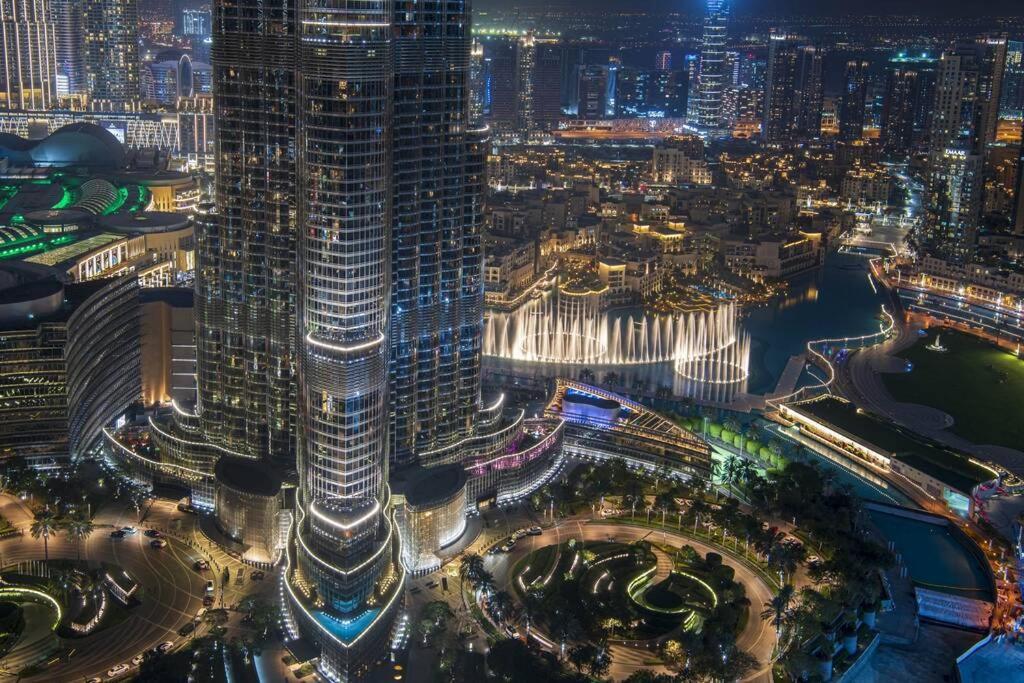 First Class 3Br With Full Burj Khalifa And Fountain View Dubai Dış mekan fotoğraf