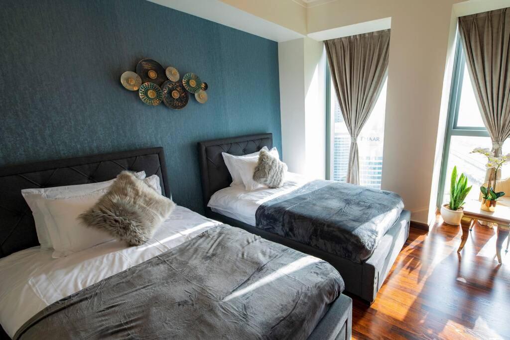 First Class 3Br With Full Burj Khalifa And Fountain View Dubai Dış mekan fotoğraf