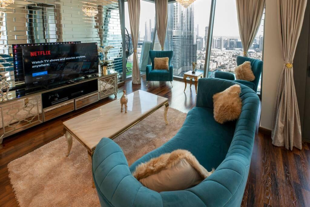 First Class 3Br With Full Burj Khalifa And Fountain View Dubai Dış mekan fotoğraf